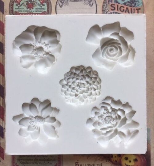 Sillicreations Silicone mould (foodgrade) FLOWER SET