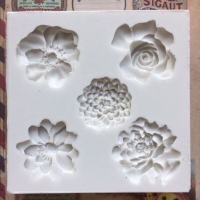 Sillicreations Silicone mould (foodgrade) FLOWER SET