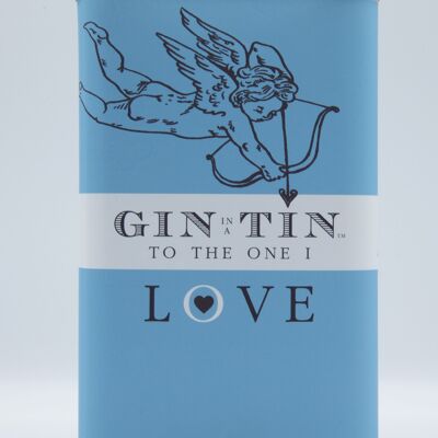 The Cupid, Love Tin Collection – Full Of Delicious Gin - Blue Tin (scatola da 6)