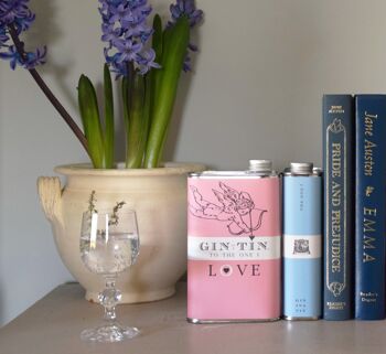 The Cupid, Love Tin Collection - Plein de délicieux gin - Boîte rose (boîte de 6) 1