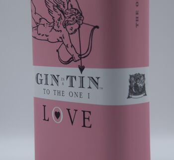 The Cupid, Love Tin Collection - Plein de délicieux gin - Boîte rose (boîte de 6) 2