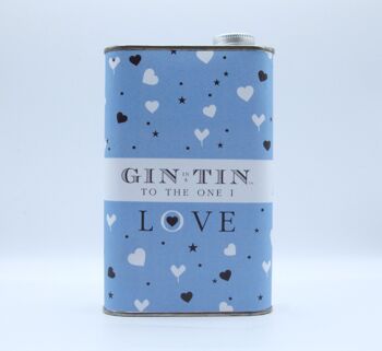 The Love Heart Tin Collection – Plein de délicieux gin bleu (caisse de 6) 1