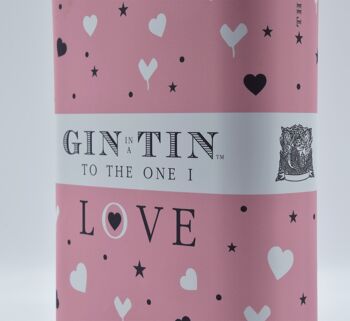 The Love Heart Tin Collection - Plein de délicieux gin - Boîte rose (boîte de 6) 2