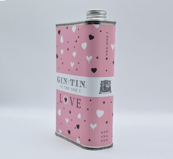 The Love Heart Tin Collection - Plein de délicieux gin - Boîte rose (boîte de 6) 3