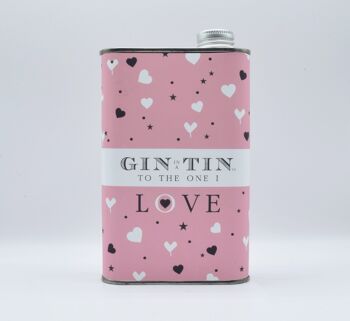 The Love Heart Tin Collection - Plein de délicieux gin - Boîte rose (boîte de 6) 4