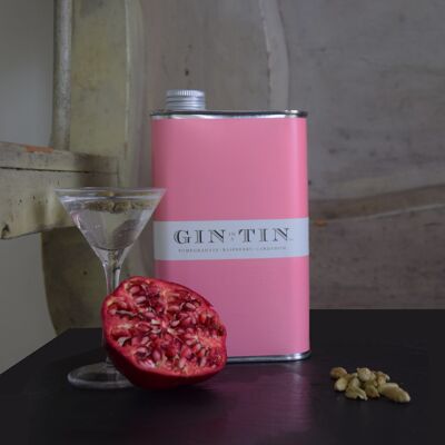 Pomegranate, Raspberry & Cardamom Gin In A Tin – No.10 50cl Tin (Case of 6)