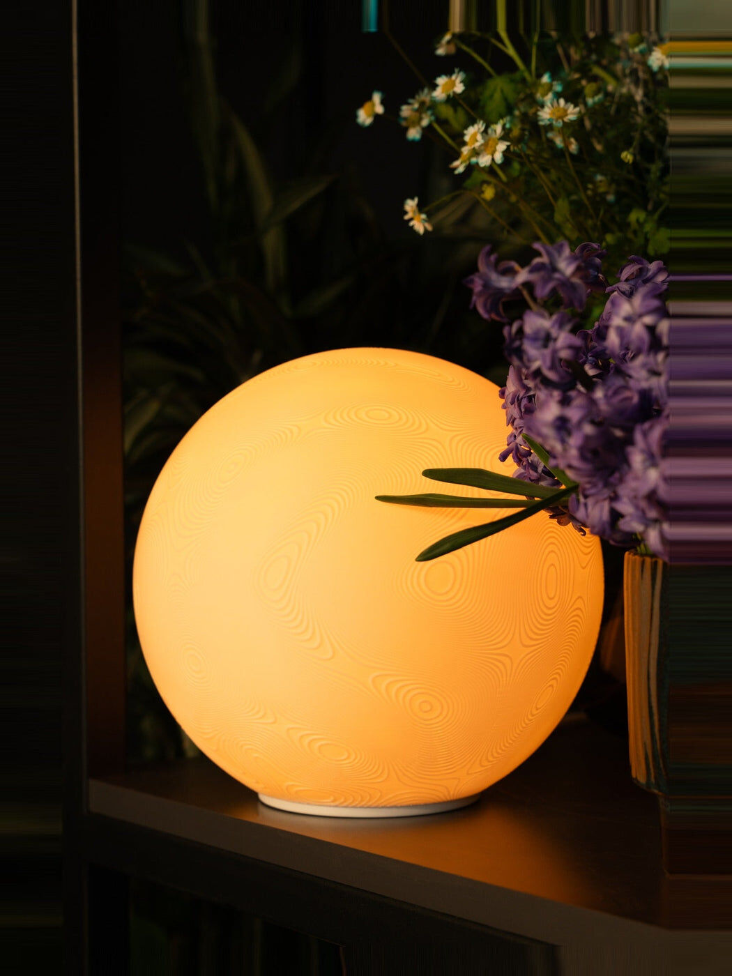 Table lamp Landscape — sculptural 3D-printed lamp