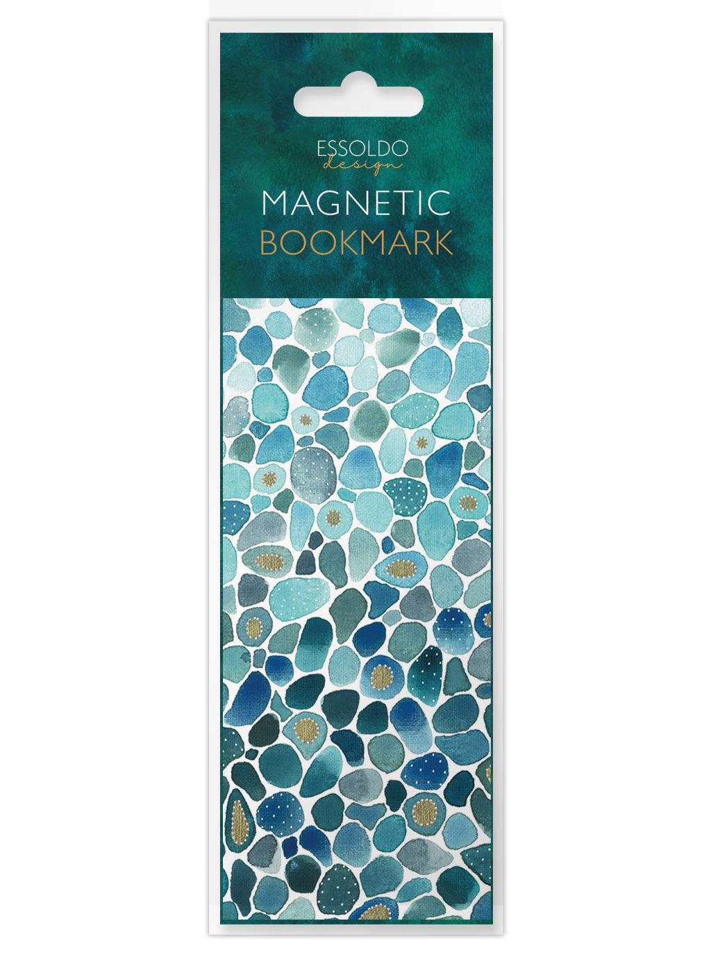 Beautiful Art Magnetic Bookmark - Pebbles by Essoldo Design