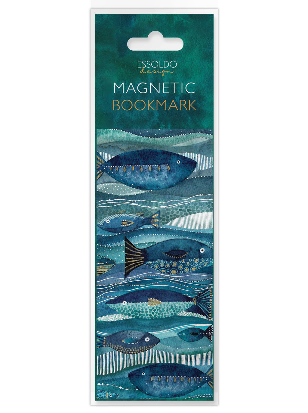 Beautiful Art Magnetic Bookmark - Fish by Essoldo Design