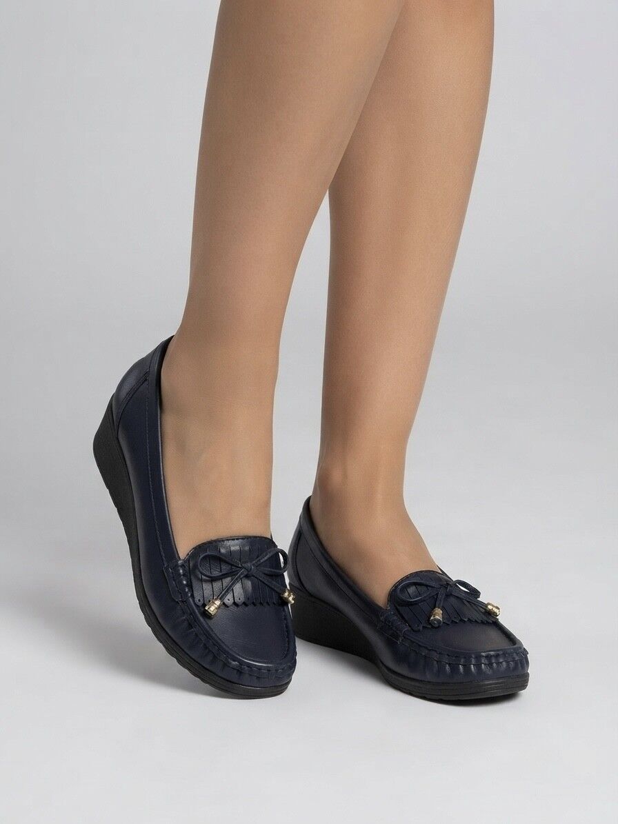 COMFORT PLATFORM MOCCASINS