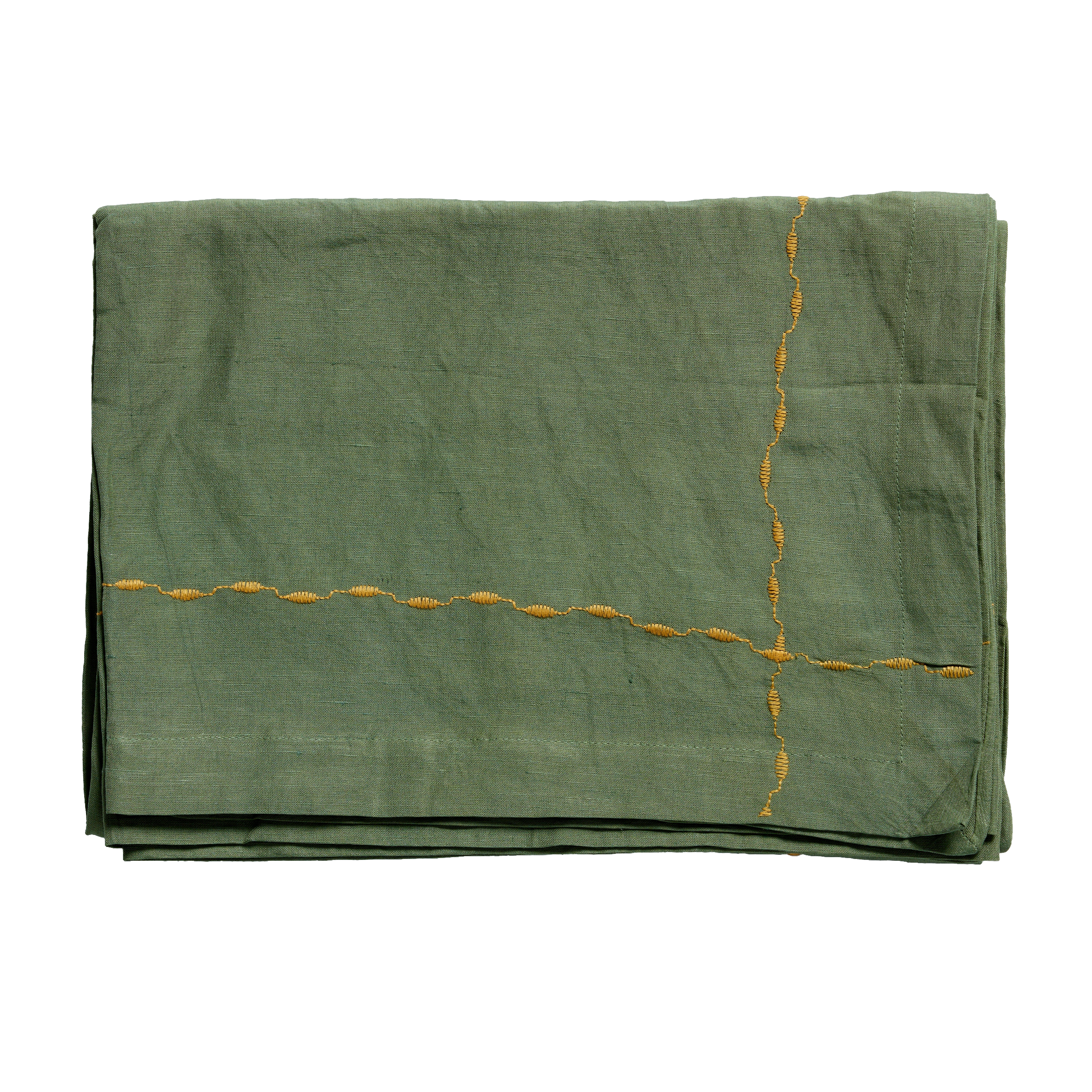 Meadow Tablecloth - Linen & Cotton Sage