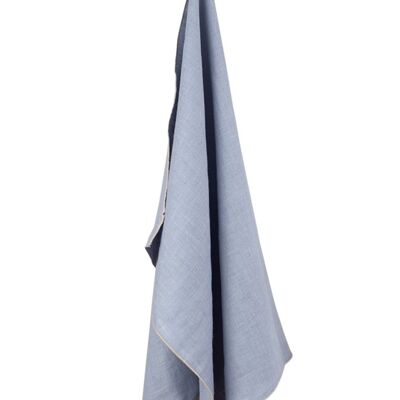 Linen tea towel VILNIA, color: dove blue