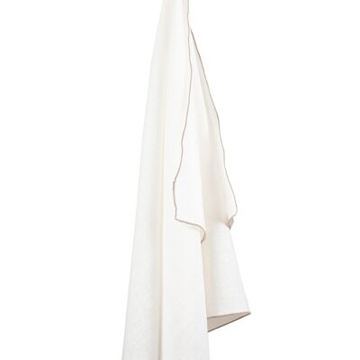 Linen tea towel VILNIA, color: white