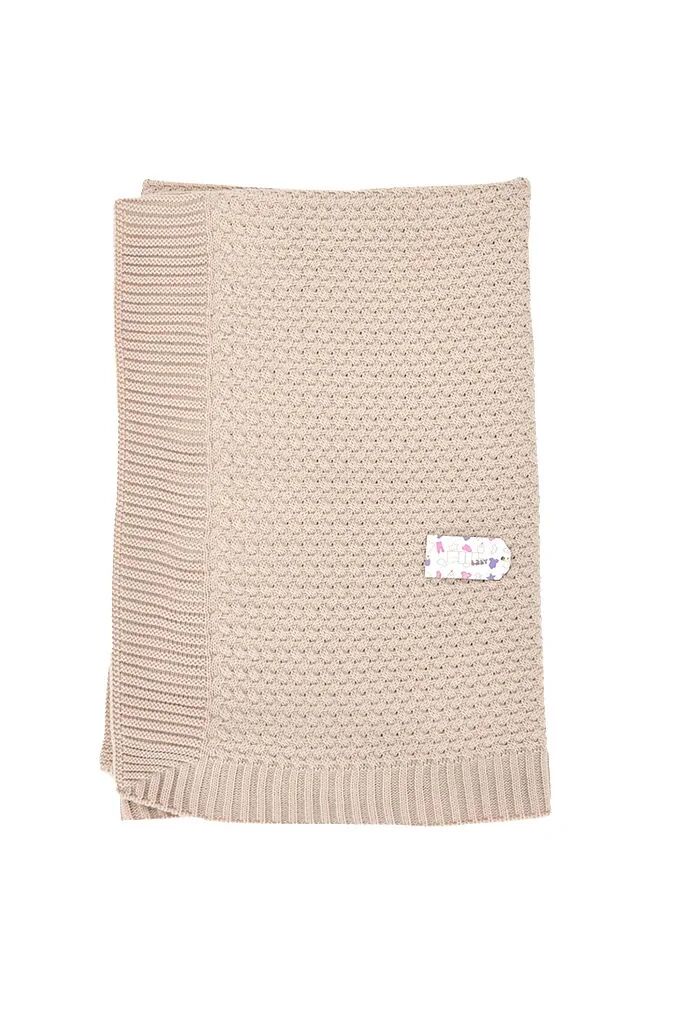 Baby Interlaced Knit Blanket, Certified