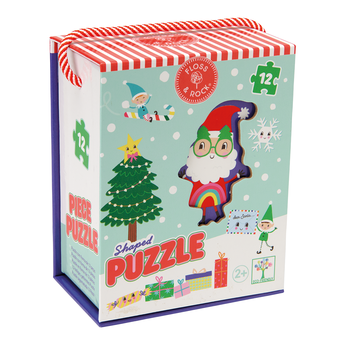 Christmas 12pc Shapped Jigsaw Puzzle
