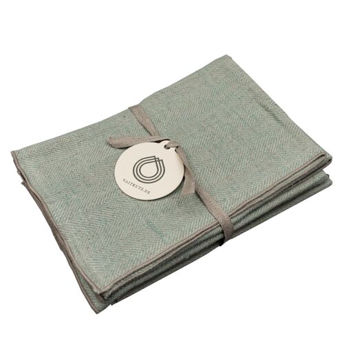 Leinen-Serviette AUDRA, Farbe: Mint