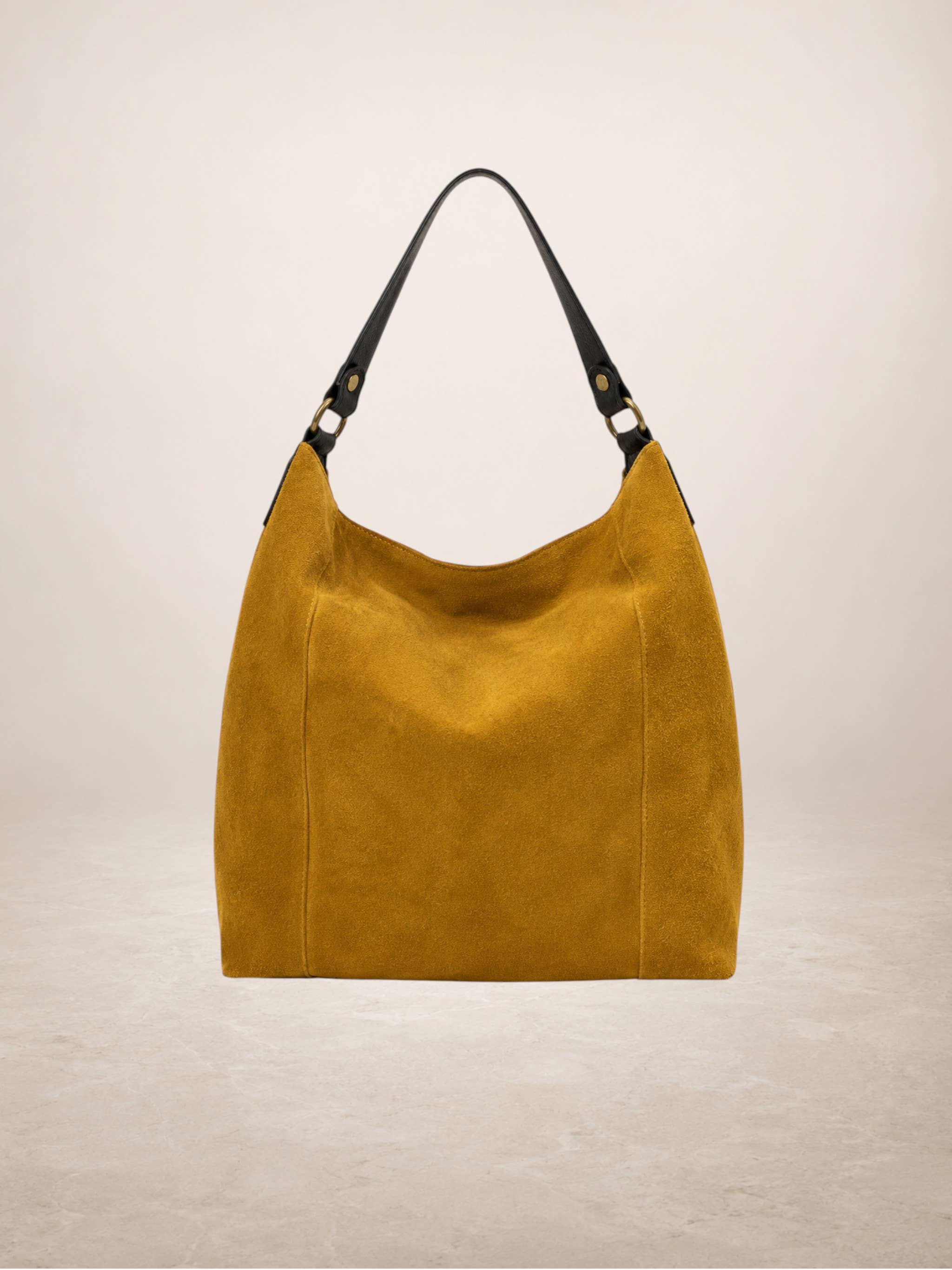 CARINA - Bolso de piel Gamuza