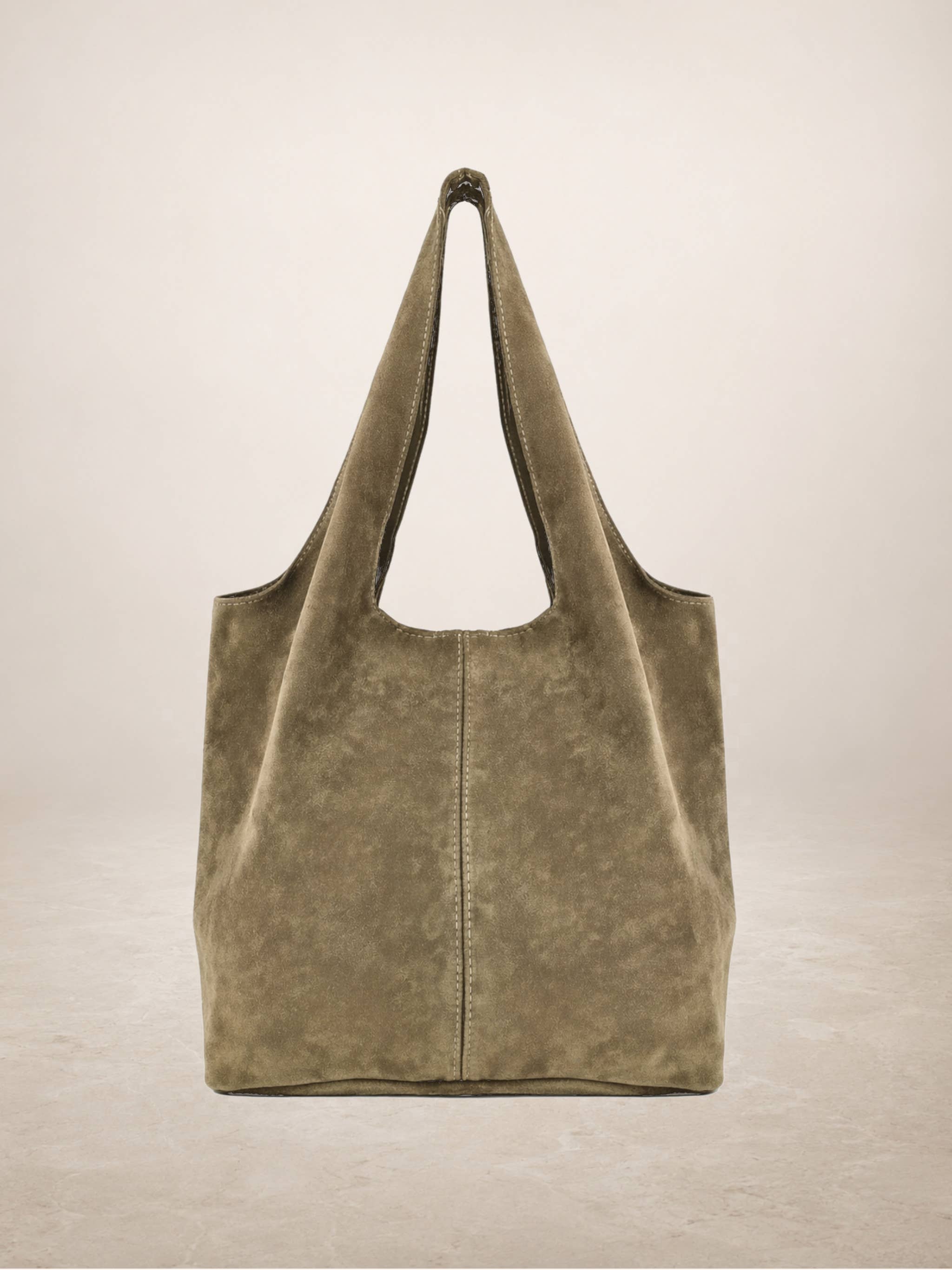 GIANNINA - Bolso de piel Gamuza