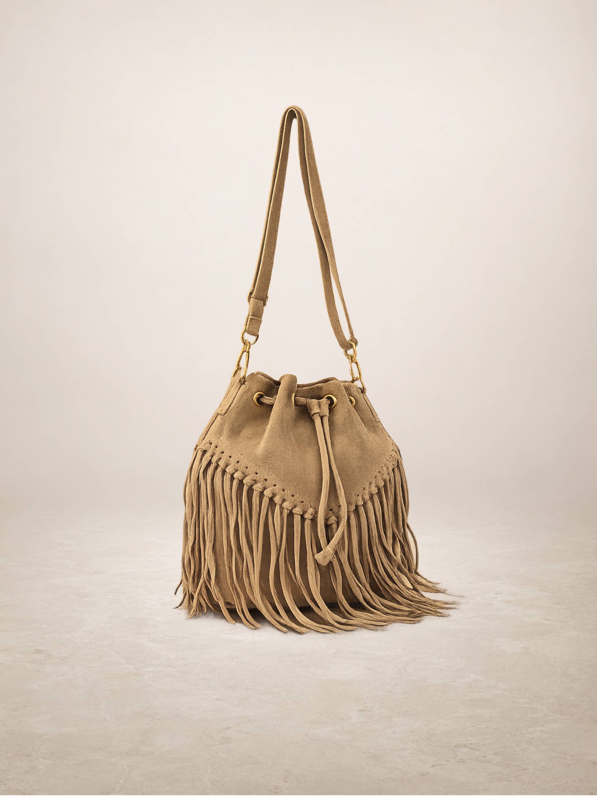 EMANUELA - Bolso de piel Gamuza 220419