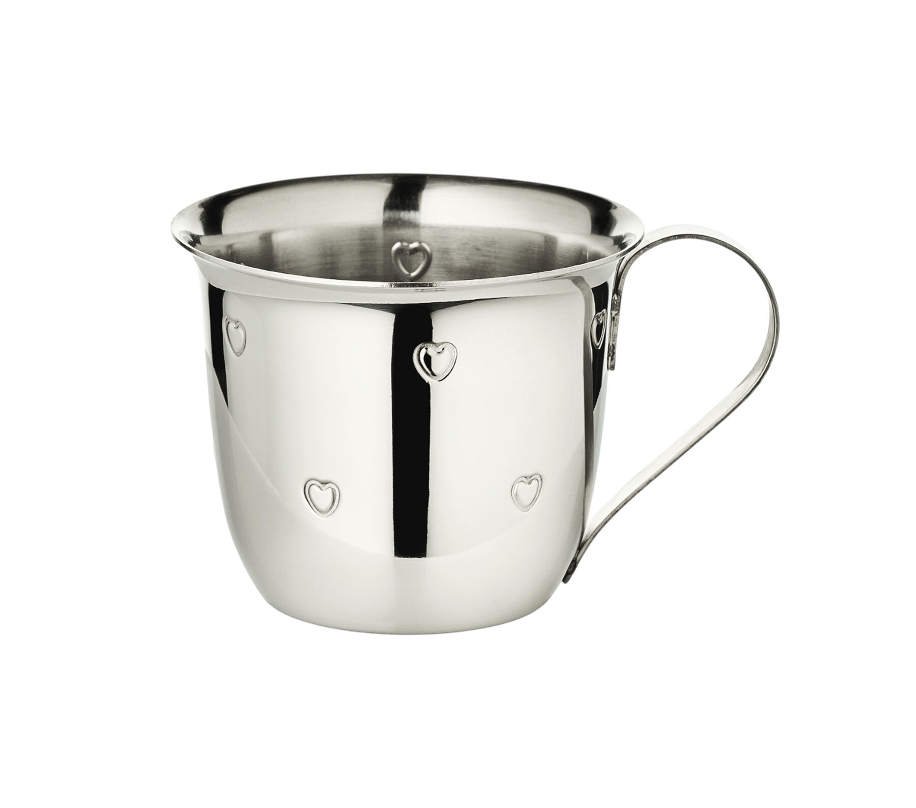Children's mug Lilly, elegantly silver-plated, height 6 cm, diameter 7 cm