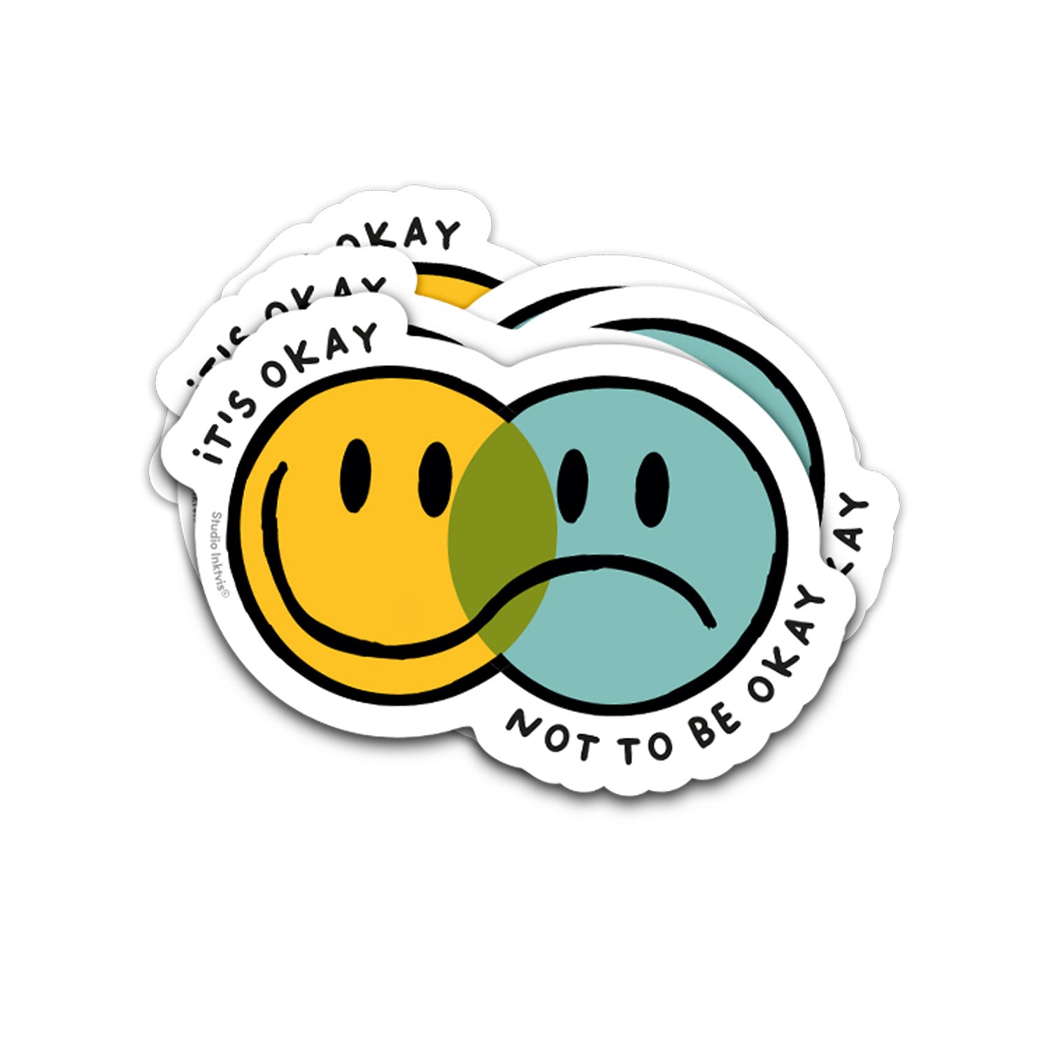Dishwasher-safe Sticker It's okay not to be okay