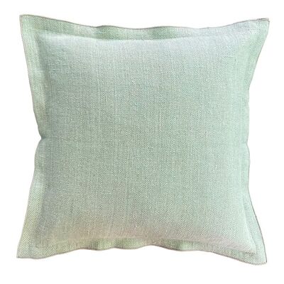 Housse de coussin en lin AUDRA, couleur: menthe