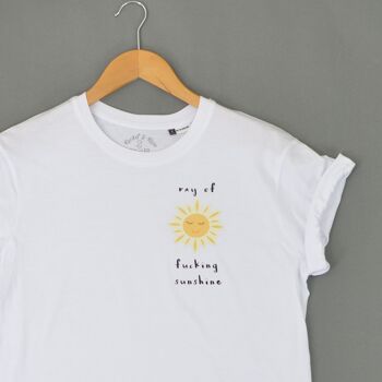 Ray of Fucking Sunshine T-shirt bio pour adultes 1