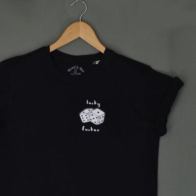 T-shirt bio Lucky Fucker pour adultes