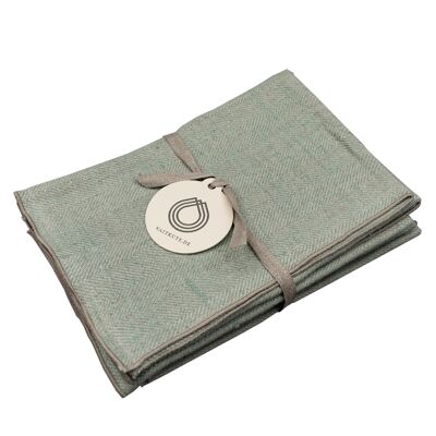 Linen guest towel AUDRA, color: mint