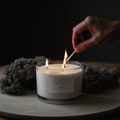 Luxe 3 Wick Candle__Serenity