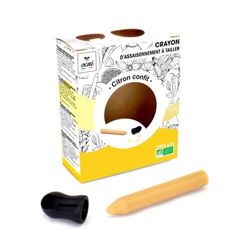 Coffret 1 crayon - Citron confit - Biologique