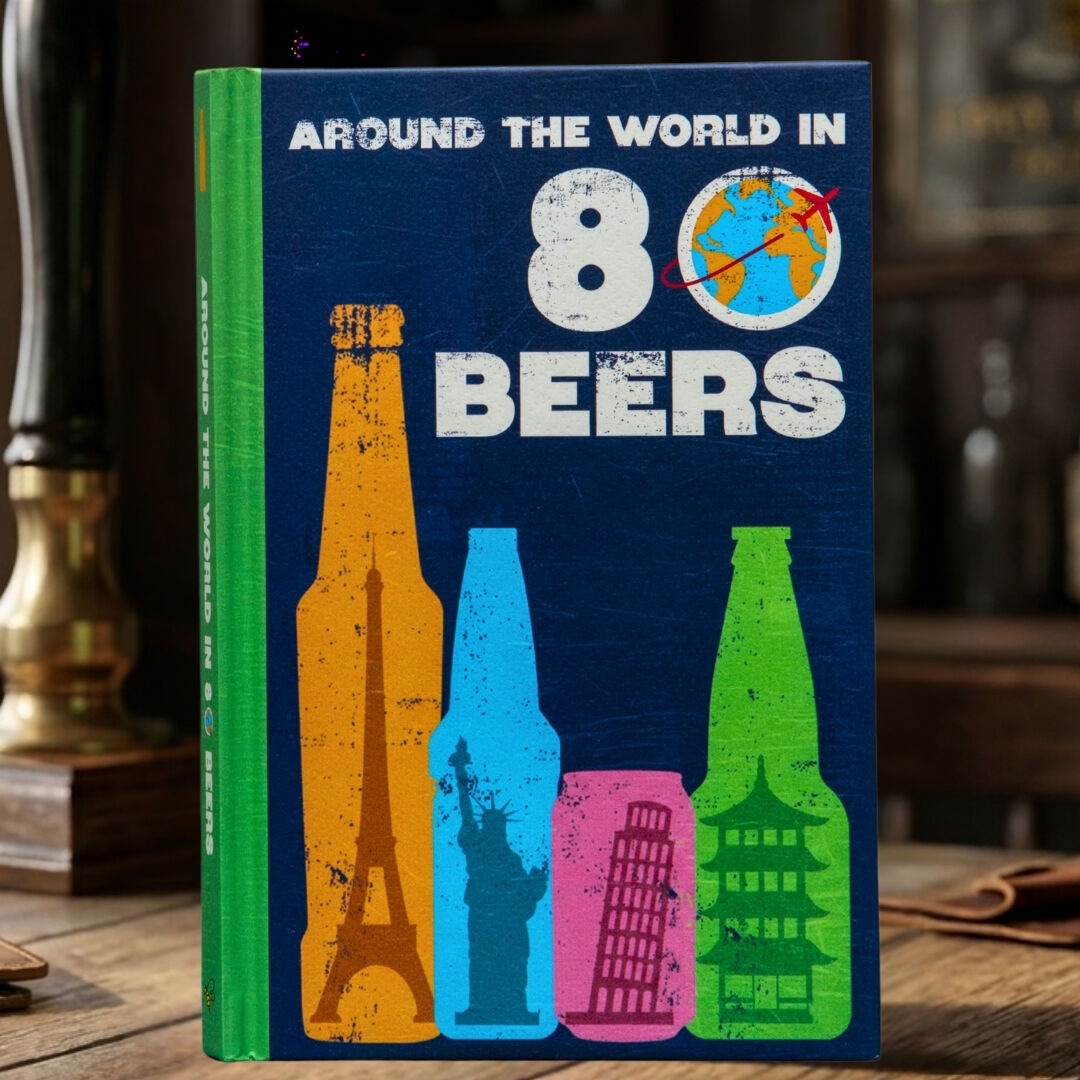 In 80 Bieren um die Welt: Ein Geschenkbuch für Männer