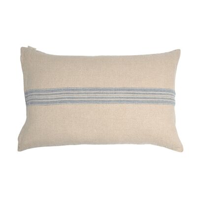 Housse de coussin en lin JARA, coloris: bleu 40 x 60 cm