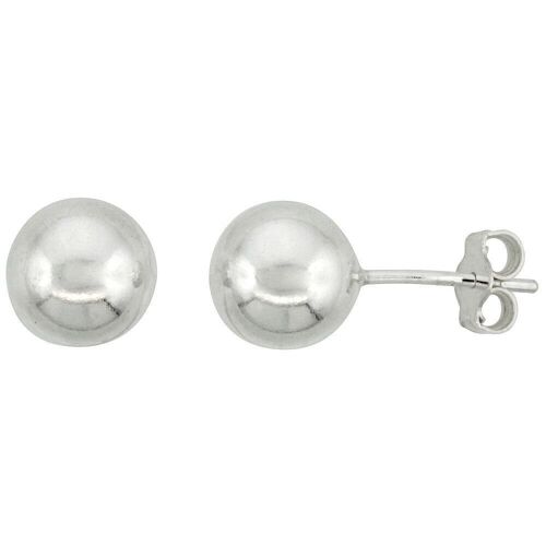 5mm Sterling Silver Ball Studs and Presentation Box (SI-E0064-S-5MM+BOX)