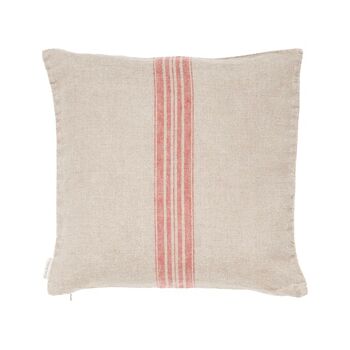 Housse de coussin en lin JARA, couleur: rouge 40 x 40 cm 1