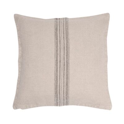 Linen cushion cover JARA, color: black 40 x 40 cm