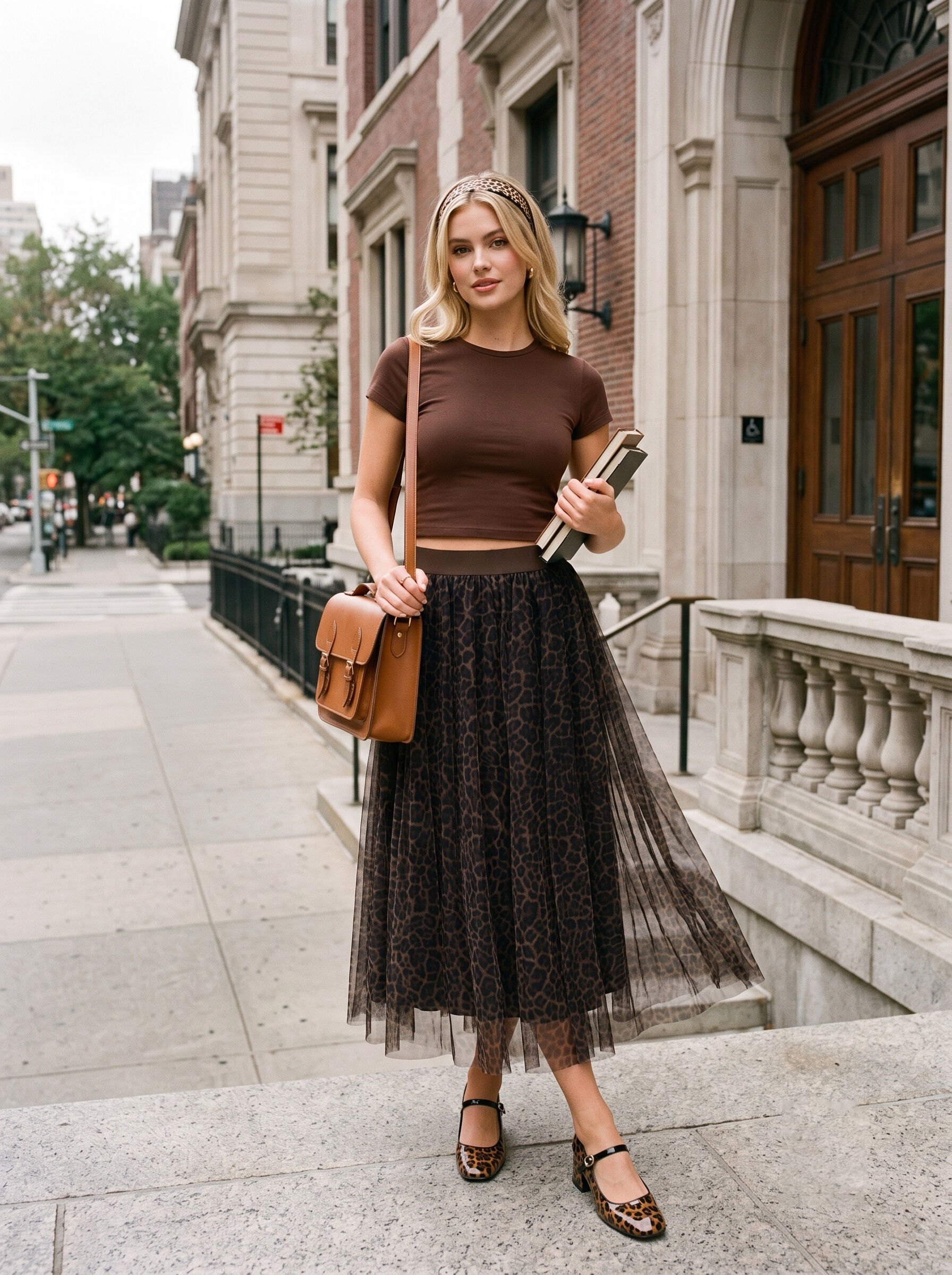 LEOPARD SKIRT GY013