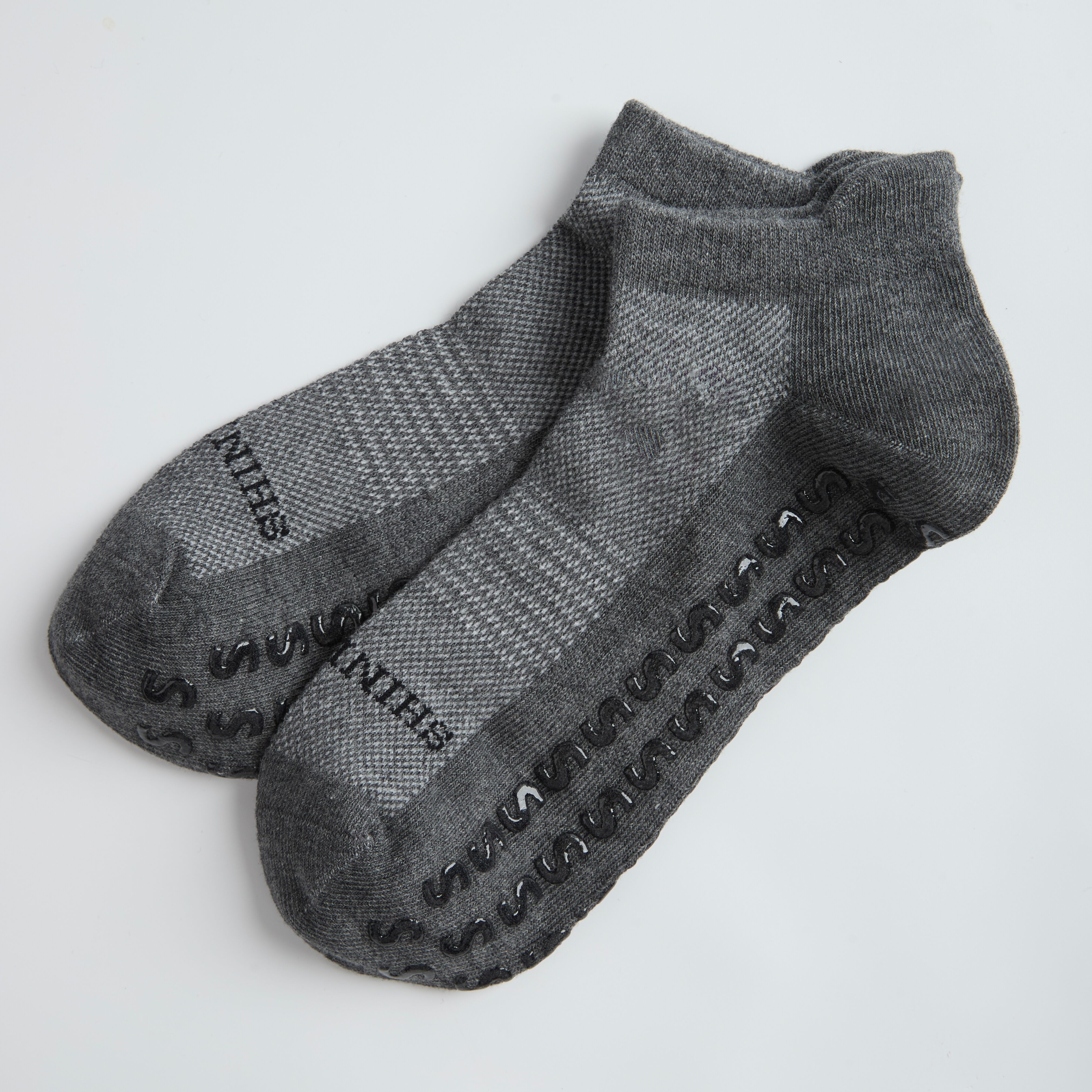 Chaussettes antidérapantes pour chevilles – Gris graphite