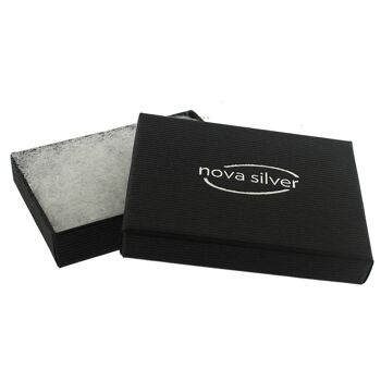 Goujons ovales de 4 mm et boîte de présentation en quartz rose (NSS03-RQC+BOX) 2