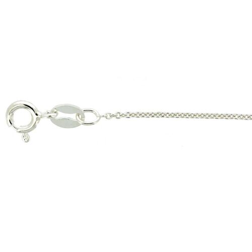 20" Thin Sterling Silver Trace Chain (N302)