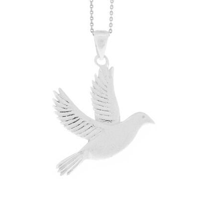 Broadland Dove Pendant with 18" Trace Chain and Box (K-P923+N301+BOX)