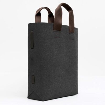 Recycled leather "Shpper" tote bag