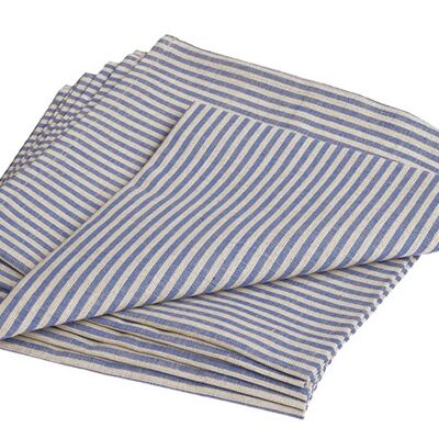 Half-linen napkin MILDA, color: blue