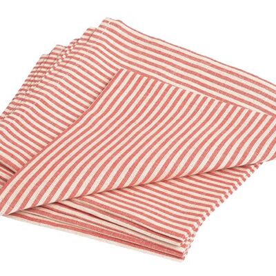 Half-linen napkin MILDA, color: red