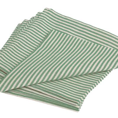 Half-linen napkin MILDA, color: green