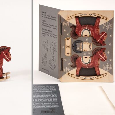 Caballo mecedor - 3D Deco Tarjetas de felicitación