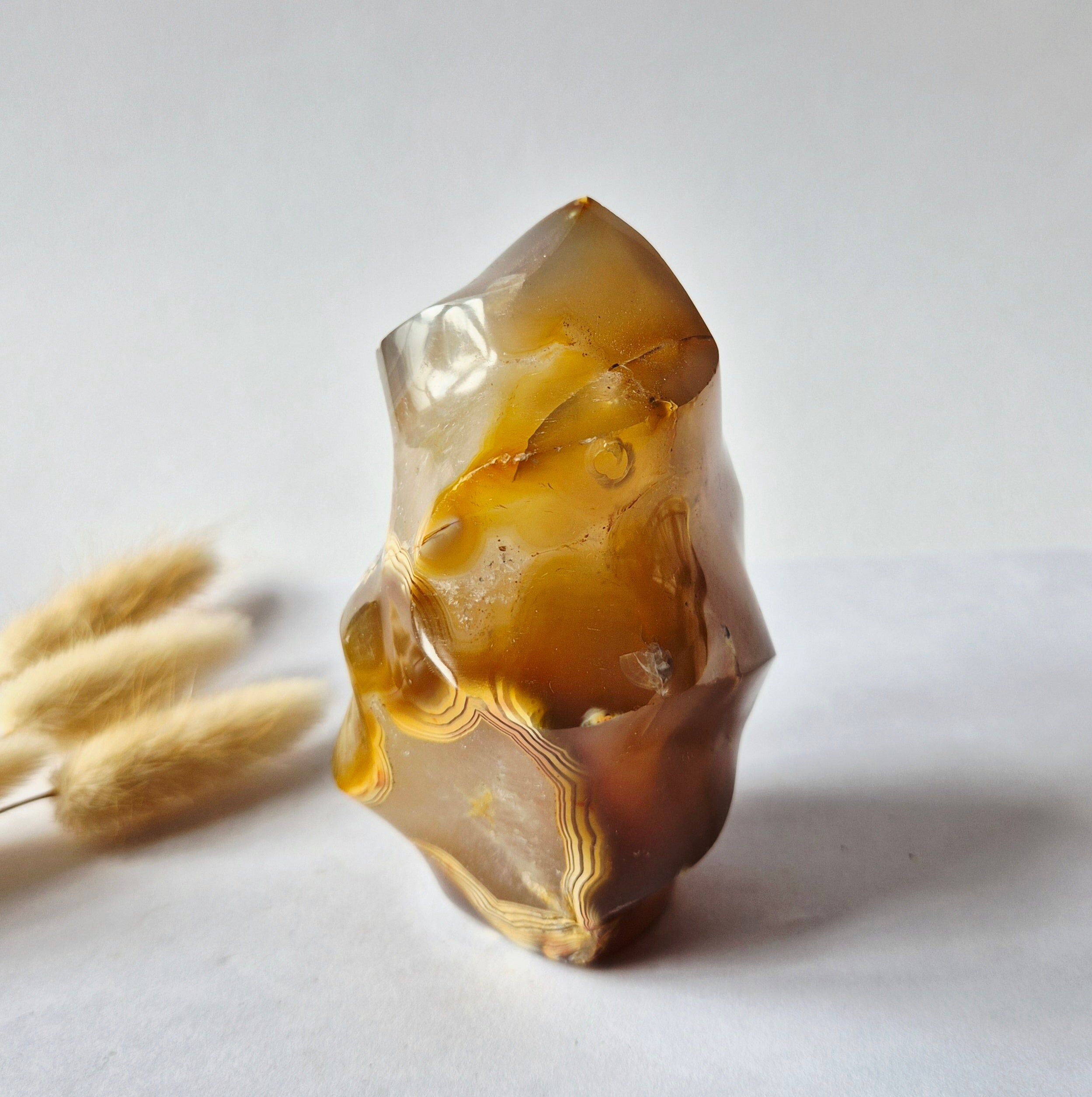 XL Carnelian (Carneool) Flame 501g | Gepolijst Uniek Exemplaar