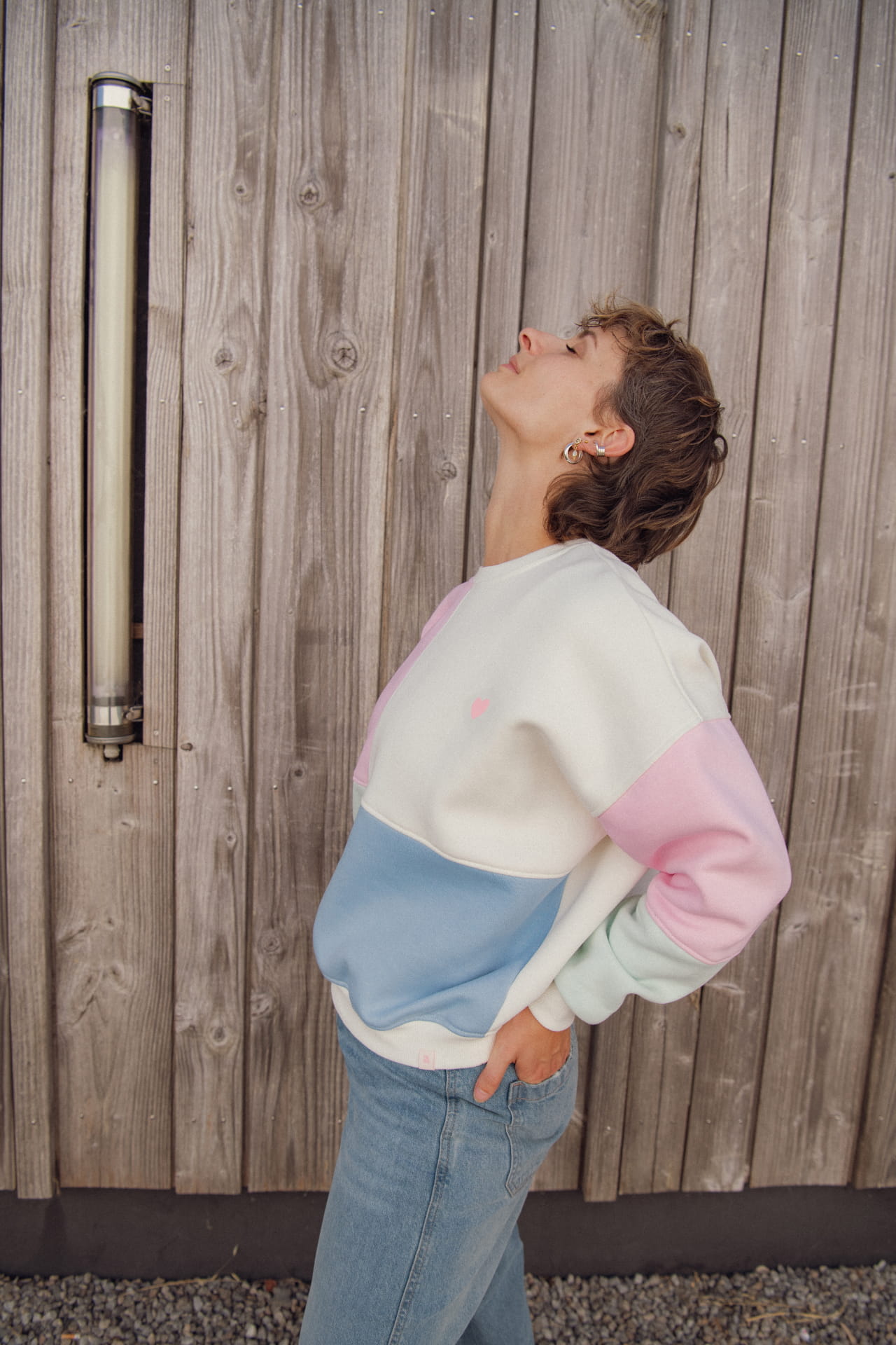 Pre-order Women's Patchwork Sweatshirt