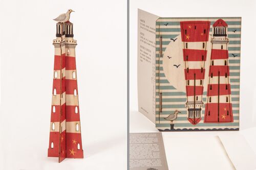 Leuchtturm - 3D Deco Grußkarte