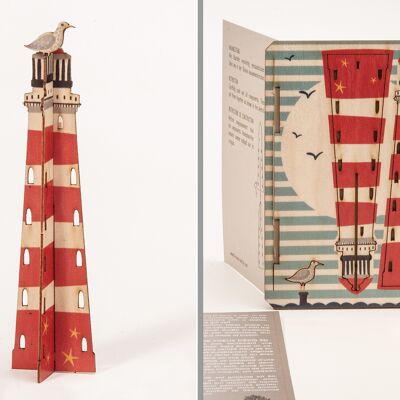 Lighthouse - 3D Deco greeting card